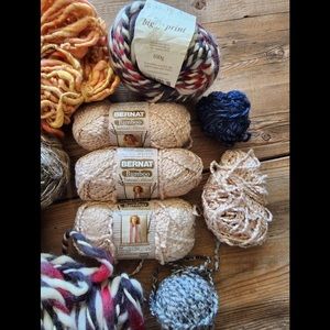 Wool and Bamboo Skein Lot
